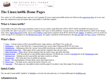 Tablet Screenshot of linux-m68k.org